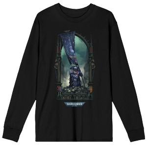 Warhammer 40000 Space Marine Men's Black Long Sleeve Shirt - 1 of 3