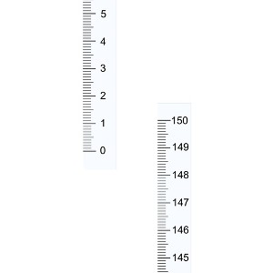 Unique Bargains Metric Self-Adhesive Peel and Stick Waterproof Measuring Ruler - 1 of 4