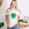 Simply Sage Market Women's Feelin Lucky Checkered Smiley Short Sleeve Graphic Tee - 2 of 3