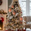 SEVOBAL Tree Ornaments 4PCS Set 4.7" Christmas Ball Ornaments Glass Hanging Balls for Holiday Tree Decor Xmas Party Decorations, Gold, 4.7"*4.7"*4.7" - 4 of 4