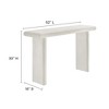 Modway Relic Console Table – Concrete Textured Entryway Table with Sculptural Base, Industrial Modern Accent for Living Room or Hallway - 3 of 4