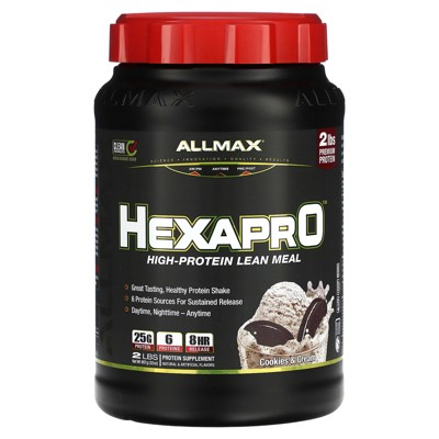 ALLMAX Hexapro™, High-Protein Lean Meal, Cookies & Cream, 2 lbs (907 g)