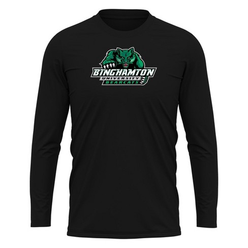 Binghamton University Adult Sport Long Sleeve Shirt Primary Logo, Black - image 1 of 4