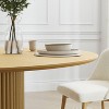 Dovelina Mid-Century Wood Round Dining Table Kitchen Table Dining Room Table for 4 People - 46", Black - 4 of 4