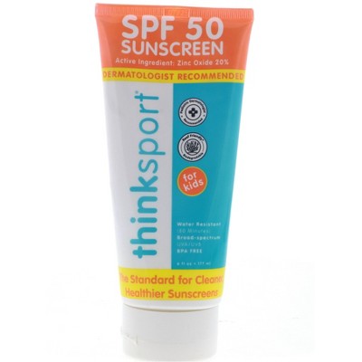 Think Thinksport SPF50+ Sunscreen for Kids, 6 oz