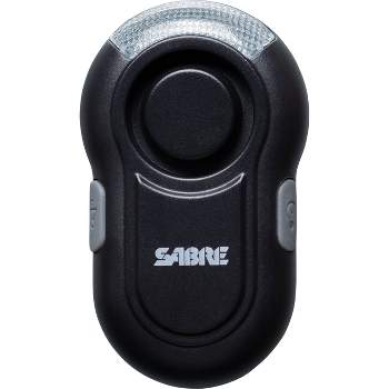 Sabre Personal Alarm with LED Light - Black