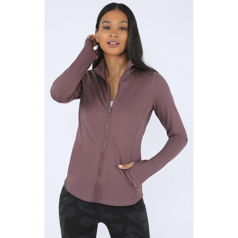 90 Degree By Reflex High Low Full Zip Jacket With Side Pockets - Velvet  Night - Small : Target