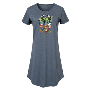 Women's - Rocket Power - Finish Line Graphic T-shirt Dress - 1 of 4