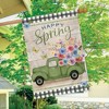 Happy Spring Pickup Truck Floral House Flag 28 x 40 Briarwood Lane - 4 of 4