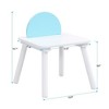 5 Pcs Children's Panel Table With 4 Chairs, Hidden Storage Bag Kitchen Chairs Modern Artistic Chairs - 4 of 4