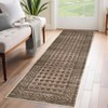 Washable Modern Geometric Living Room Rugs, Bordered Soft Non Slip Dining Room Bedroom Carpet, Low Pile Floor Cover for Home Office - 3 of 4
