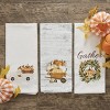 Park Designs Wreath With Pumpkin Printed Dishtowel Set of 2 - 2 of 3