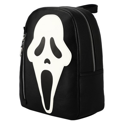 Scream Ghostface Glow in the Dark Horror Movie Character 11-inch Black Mini Backpack — фото 2