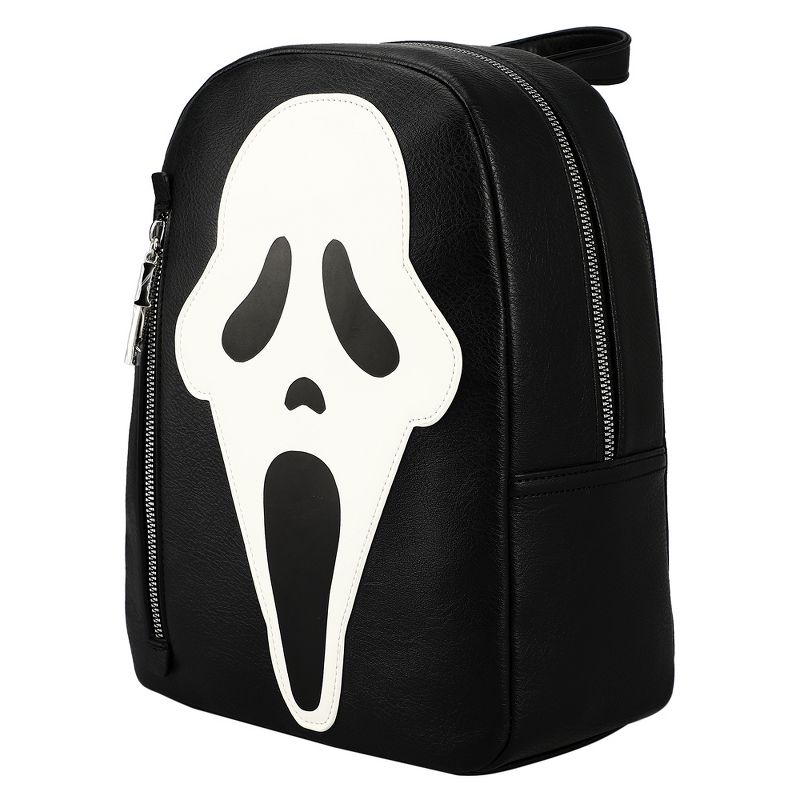 Glow in the Dark Scream Ghost Face Horror Movie Character Black Mini Backpack, 2 of 6