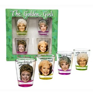Just Funky The Golden Girls Shot Glasses Set of 4 - 1 of 4