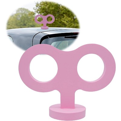 TruAIR 3D Wind Up Key Car Decoration (Pink)