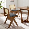 Modway  Thera Dining Side Chairs Set of 2 in Walnut Black - 2 of 4
