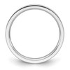 Black Bow Jewelry 2mm 10K White or Yellow Gold Flat Comfort Fit Band - 2 of 4