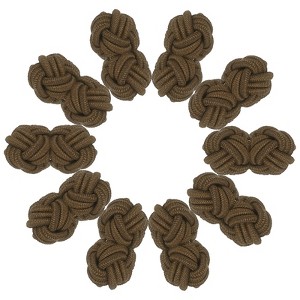 Unique Bargains Elastic Fabric Silk Knot Cufflink for Men - 1 of 4
