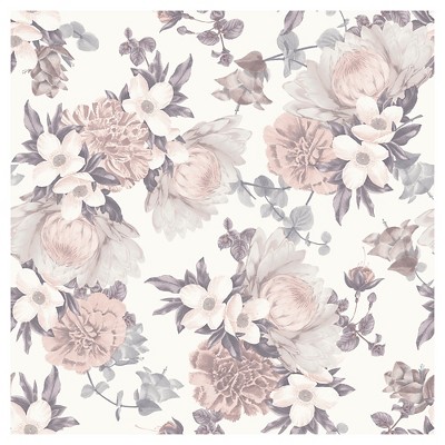 Tempaper Botanical Blossom Removable Wallpaper