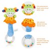WhizMax Baby Soft Rattles Toys,Infant Sensory Development Hand Grip Toys,Cute Stuffed Animal Handbells for Baby - 2 of 4