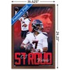 Trends International NFL Houston Texans - C.J. Stroud 24 Framed Wall Poster Prints - 3 of 4