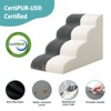 PetSafe Curved Dog Stairs – Foam Ramp for Small Pets, Non-Slip Ladder for Bed & Sofa with Waterproof Cover - 4 of 4