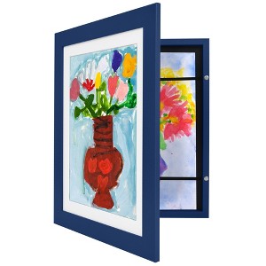 Kids Drawings Frame - Composite Wood And Shatter-Resistant Glass - 1 of 4