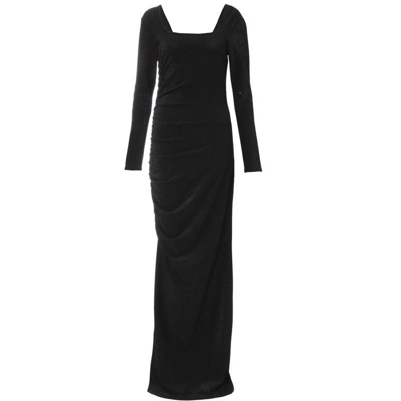 QUIZ Women's Brillo Long Sleeve Maxi Dress, 5 of 7