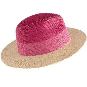 Shiraleah Pink and Natural Andrea Sun Hat