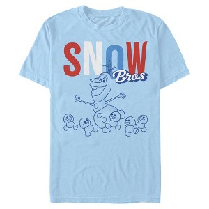 Men's Frozen Olaf Snow Bros Portrait T-Shirt - 1 of 3