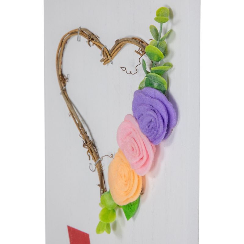 Northlight 39.25" "Love Lives Here" Wooden Valentine's Day Porch Board Sign Decoration, 4 of 7