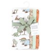 Hudson Baby Boys Cotton Poly Flannel Burp Cloths 8-Pack, One Size - 2 of 4