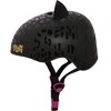 Krash! Leopard Kitty Cycling Girls' Bike Helmet - Black - 3 of 4
