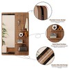 QingMoon Wall Mounted Full Length Mirror, Sliding Panel Mirror, with Hook and Adjustable Storage Organizer for Living Room and Dressing Room - 4 of 4