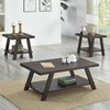 NicBex Contemporary 2-Tier Trapezoid Coffee Table with Storage Shelf,Wooden Center Table for Living Room,Living Room Furniture - 4 of 4