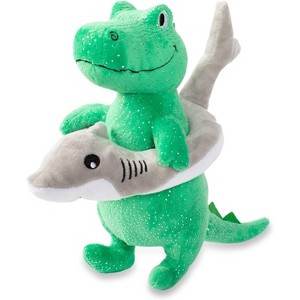 ZippyPaws lush Dog Toy, Shark Week REX (289879) for All Breed Sizes - 1 of 4
