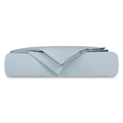 Delara 100% Organic Cotton Percale Weave Fitted Sheet Sets, Smooth & Moisture-Wicking, Soft & Silky Breathable Bedding