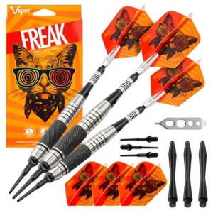 Viper The Freak 18 Grams Soft Tip Darts Knurled and Grooved Barrel - 1 of 4