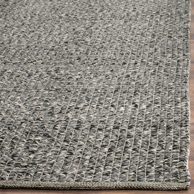 Coastal Charm Handwoven Cotton Runner Rug - 2'3" x 7', Gray Geometric