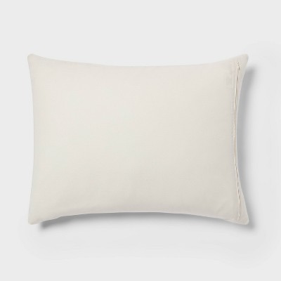 Full/Queen Beige Cotton Geometric Duvet Cover and Sham Set