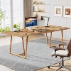 Tribesigns 70.87" Executive Desk, Modern Computer Desk Workstation - 2 of 4