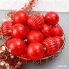 COZONY 34 Pcs Shatterproof Christmas Ball Ornament Set, Xmas Tree Hanging Decor for Holiday Wedding - 2 of 4