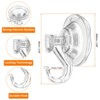 Unique Bargains Waterproof Vacuum Load 6.6 lbs Suction Cup Hooks Clear - 2 of 4
