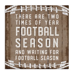 Stupell Industries Time of Year Football Season, 17" x 17" - 1 of 4