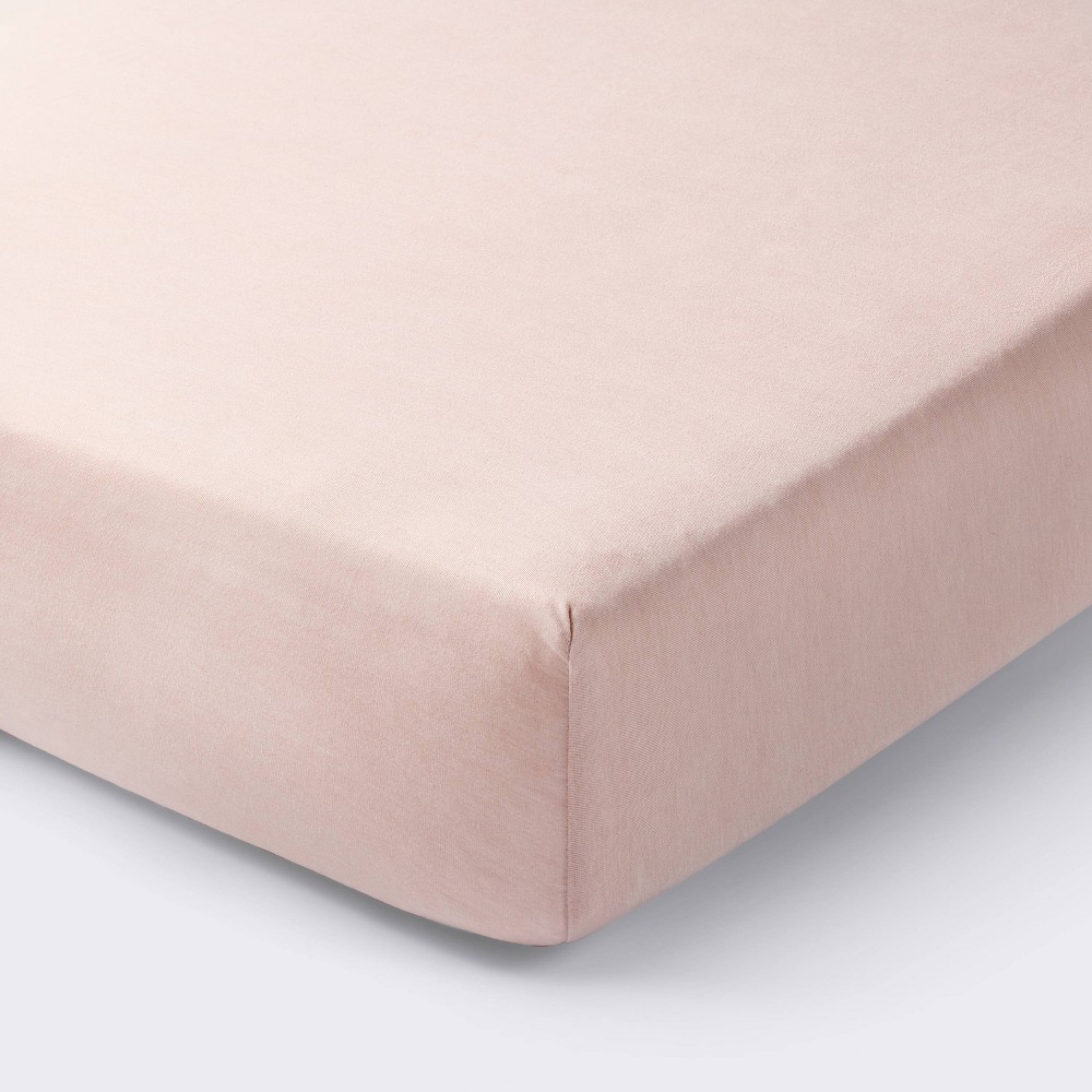 Photos - Bed Linen Polyester Rayon Fitted Crib Sheet - Heirloom Pink - Cloud Island™