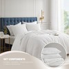 Breathable Woven Waffle Knit Comforter Sets, Modern Farmhouse Boho Comforter & Sham, All Season Microfiber Bed Set, Prime Holiday Bedding Luxury Comforter Set, Bedroom Queen Bed Set with Pillow Cases Christmas Gifts - image 4 of 4