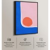 Art Remedy A Loner sun Modern Color Block Abstract Wall Art Framed - 4 of 4