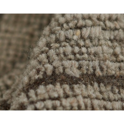 Handwoven Blue Wool Rectangular Area Rug 2' x 3'