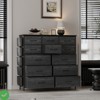 Dresser for Bedroom,Fabric Storage Tower w/ 12 Drawers Storage Drawers Fabric Storage Tower Chest of Drawers - 4 of 4